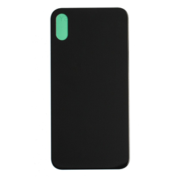 Back Cover Glass Replacement for iPhone X  Black
