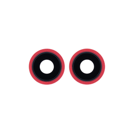 iPhone 13 Camera Lens with Bracket and Adhesive Red