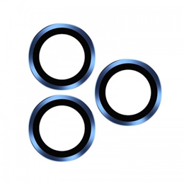 iPhone 13 Pro Max Camera Lens with Bracket and Adhesive Blue