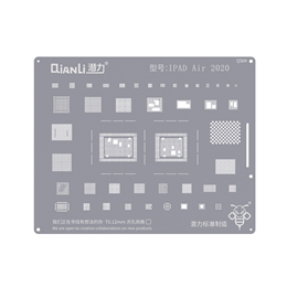 Qianli BGA Stencil for iPad Air 2020 /Pro/Mini 4/2 3 4 5 6/A9/A10X/A12/A12X Square Hole Tin Reballing Template