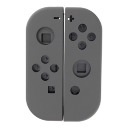 Left and Right Handle Shell with Middle Frame for Nintendo Switch Joy-Con Black